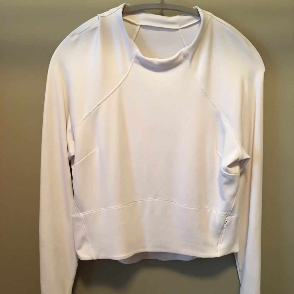 Lululemon Hill and Valley mock neck crew, size 10